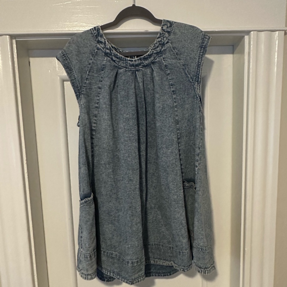 Free People Denim Mini Dress